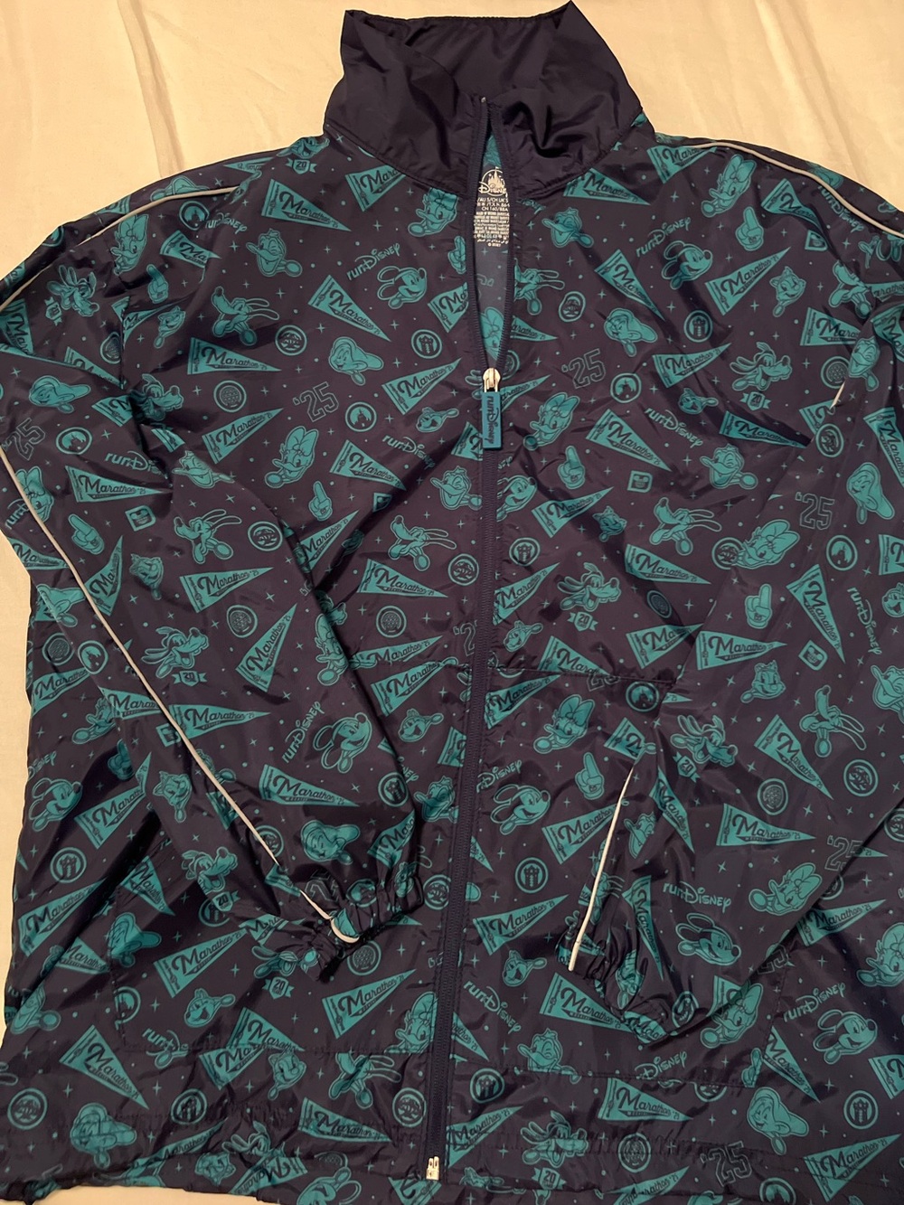 RunDISNEY- Navy Windbreaker Jacket - S